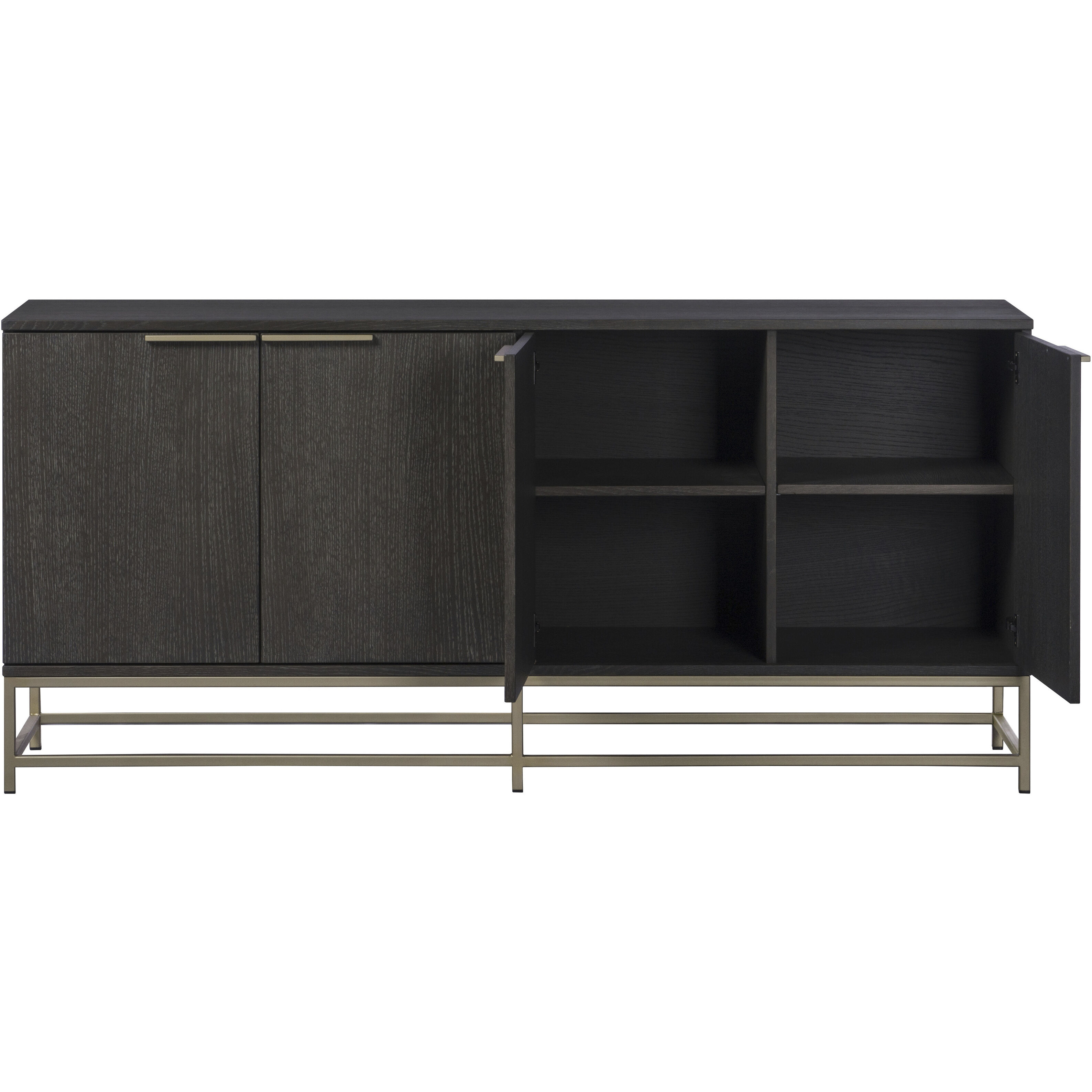 Rebel 71 X 18.75 inch Gold / Charcoal Grey Sideboard, Large